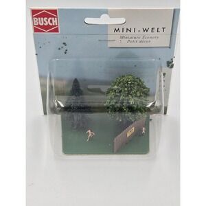 Busch 8250 Mini-Welt Miniature Scenery Nudist Beach HO Scale Model Train Diorama